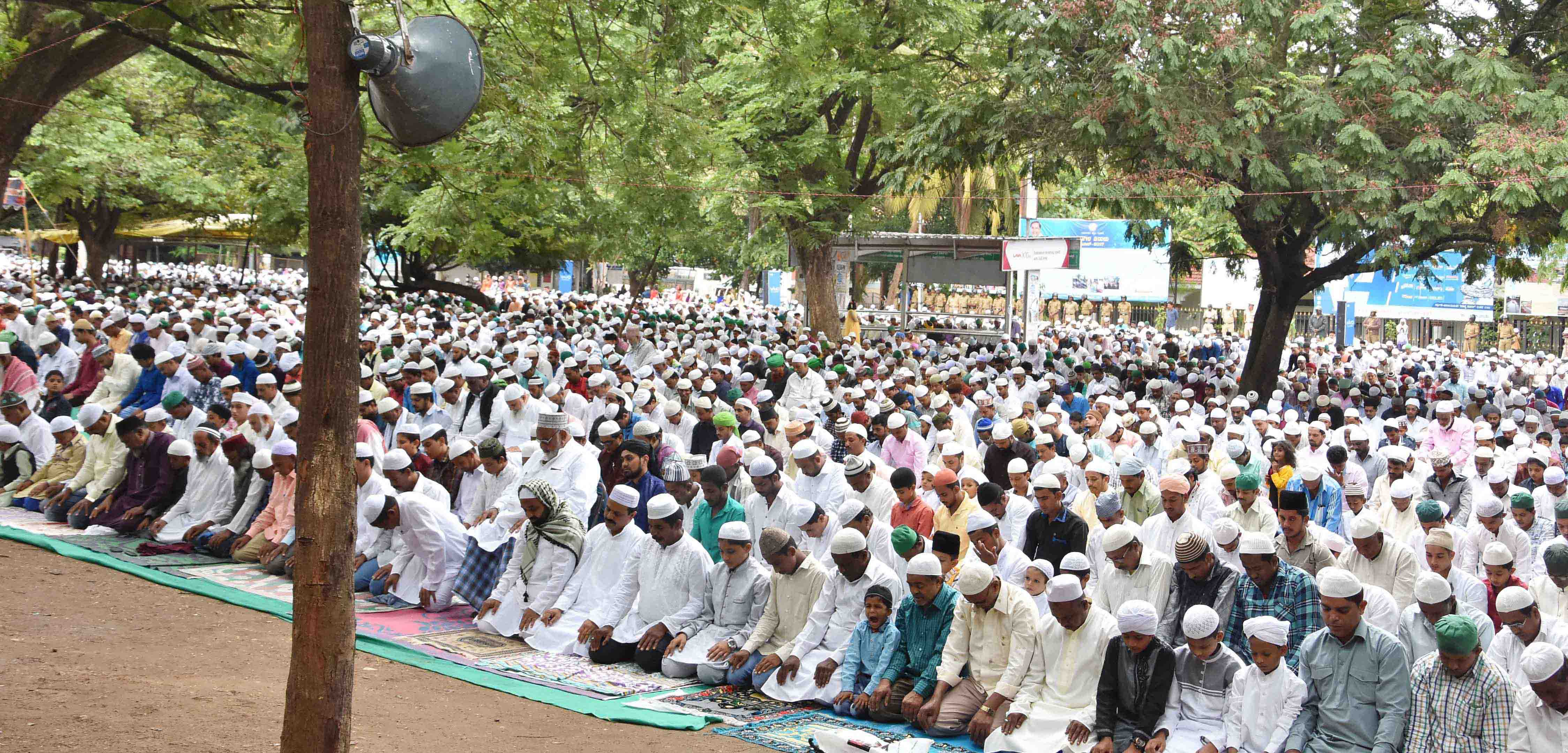 ಶಿವಮೊಗ್ಗದಲ್ಲಿ ಸಂಭ್ರಮ ಈದುಲ್ ಫಿತ್ರ್